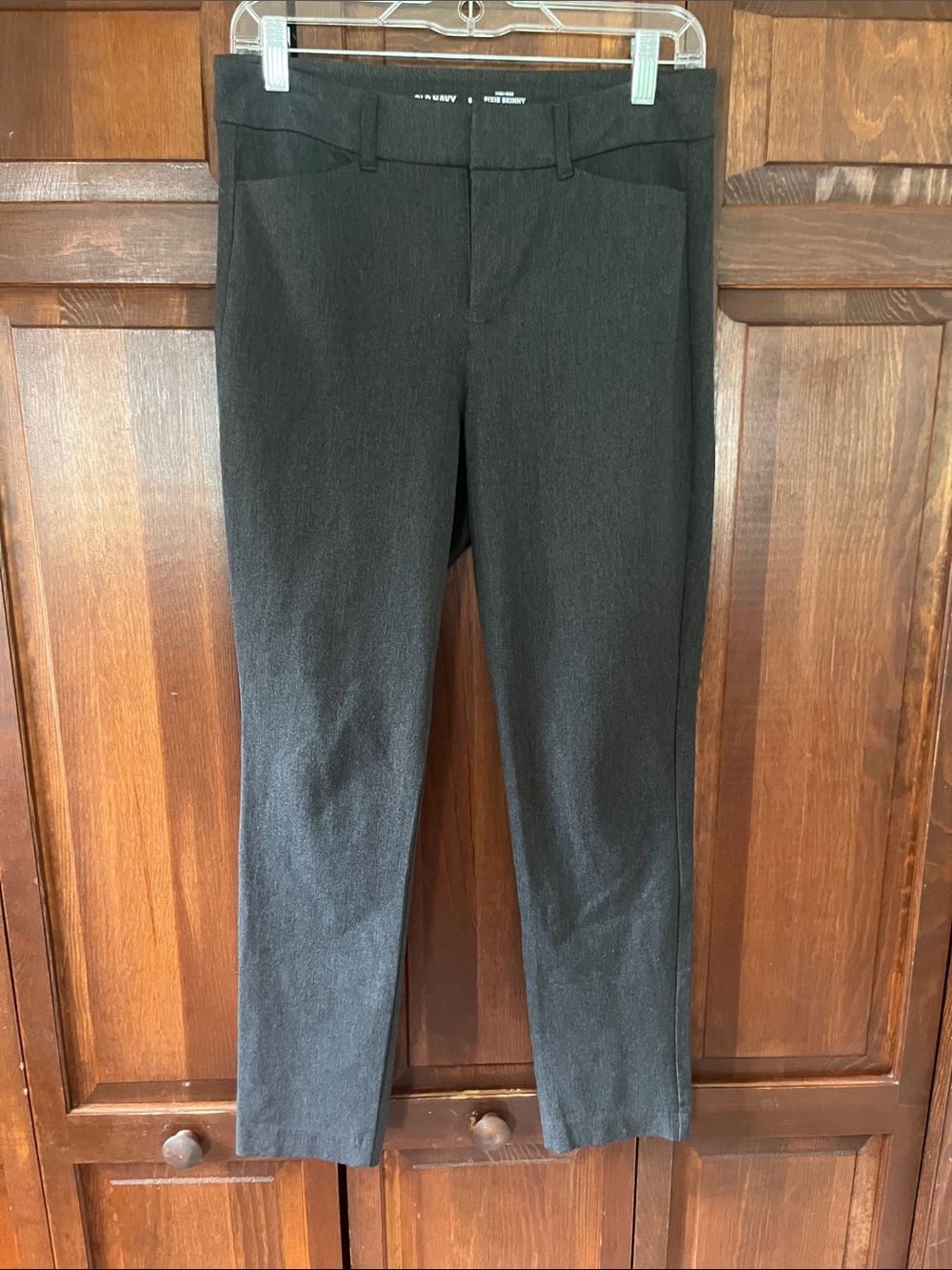 Old Navy Women's Charcoal High rise pixie skinny Ankle Pants